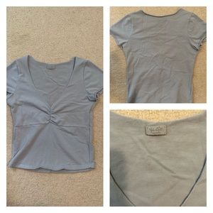 Brandy Melville top light blue *discontinued*